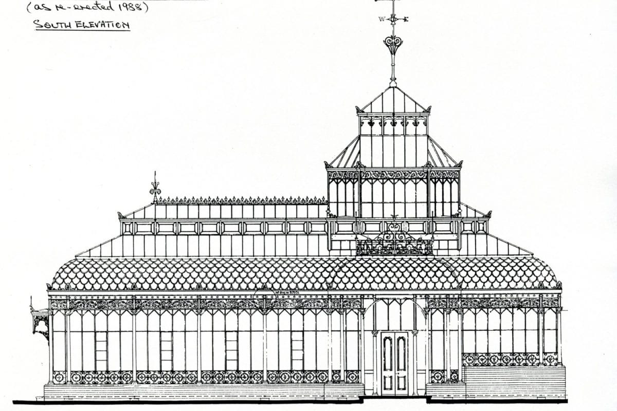 plan of the conservatory