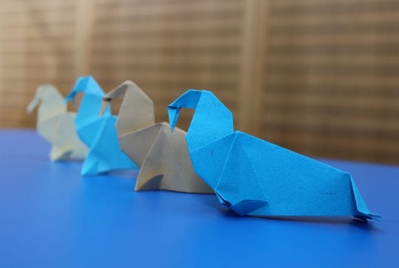 How to make an origami walrus