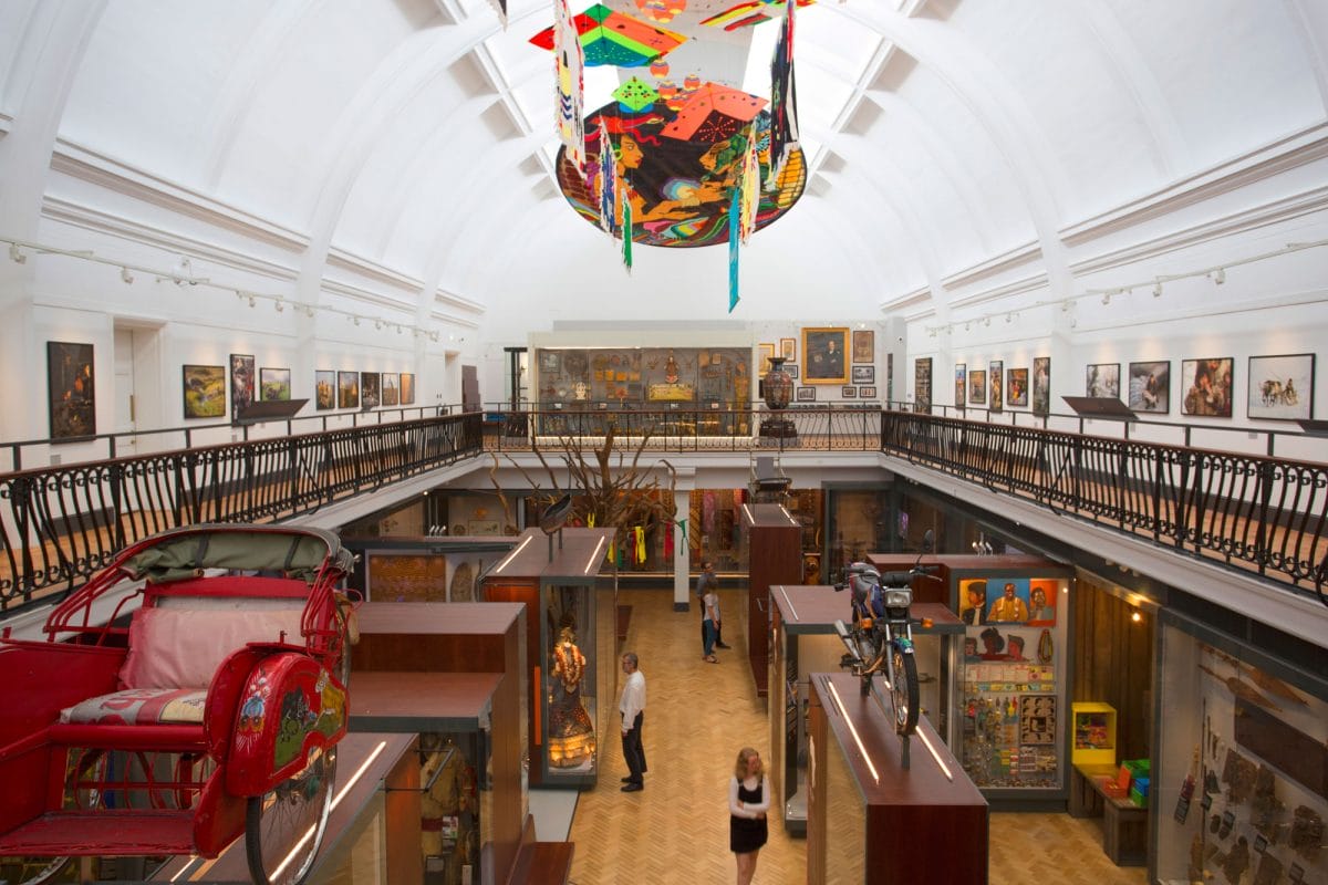 The World Gallery seen from above