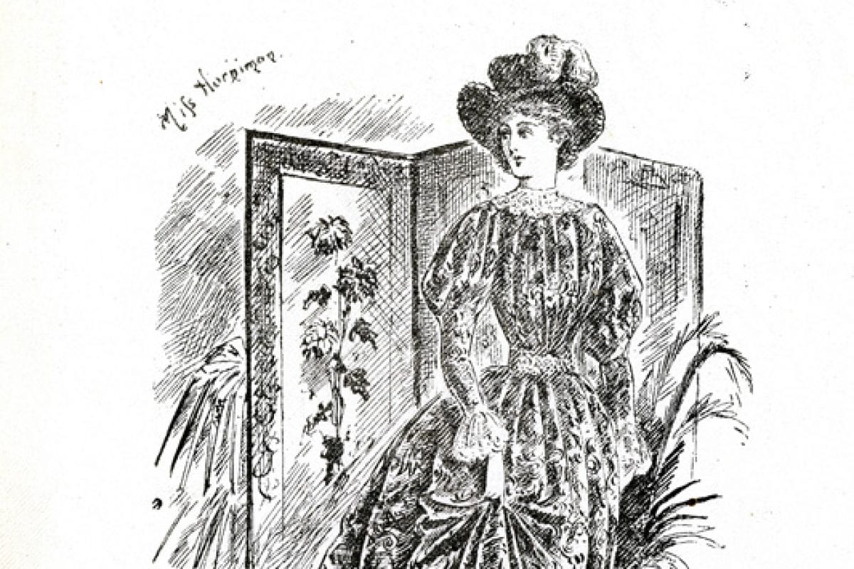 A sketch of Annie Horniman