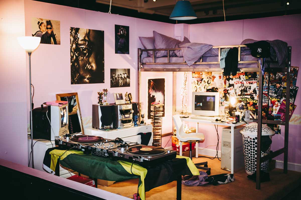 An early noughties teenage bedroom