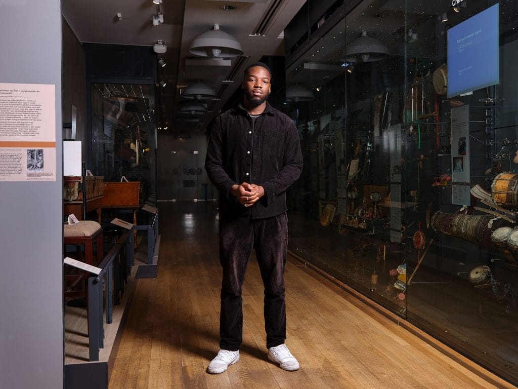 Portrait of Saava Benjamin Busenze Balagadde in the Music Gallery