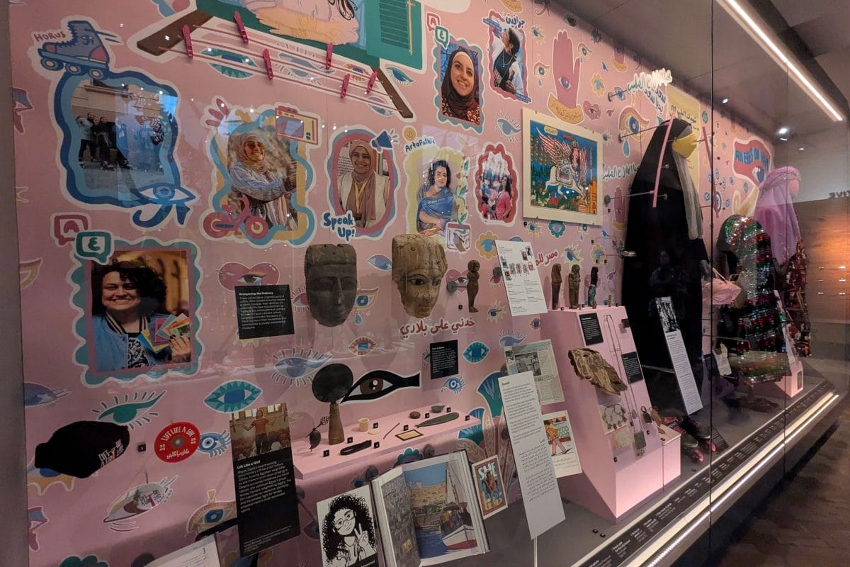 All Eyes on Her display case