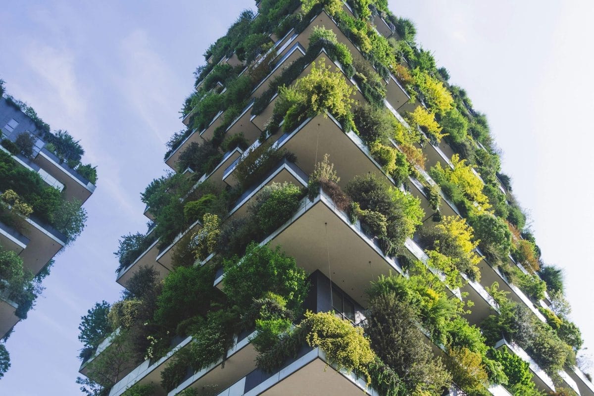 Image of the Bosco Veritcale in Milan.