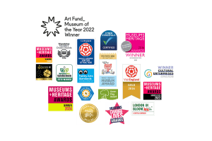 Selection of award rosettes won by the Horniman