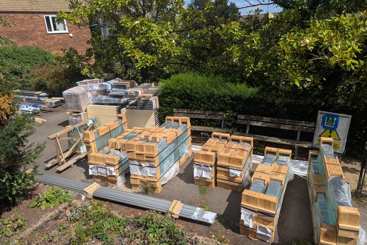 Image of nursery gardens mid-construction at the horniman.