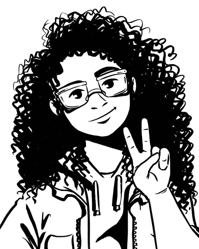 Illustration of Deena Mohammed