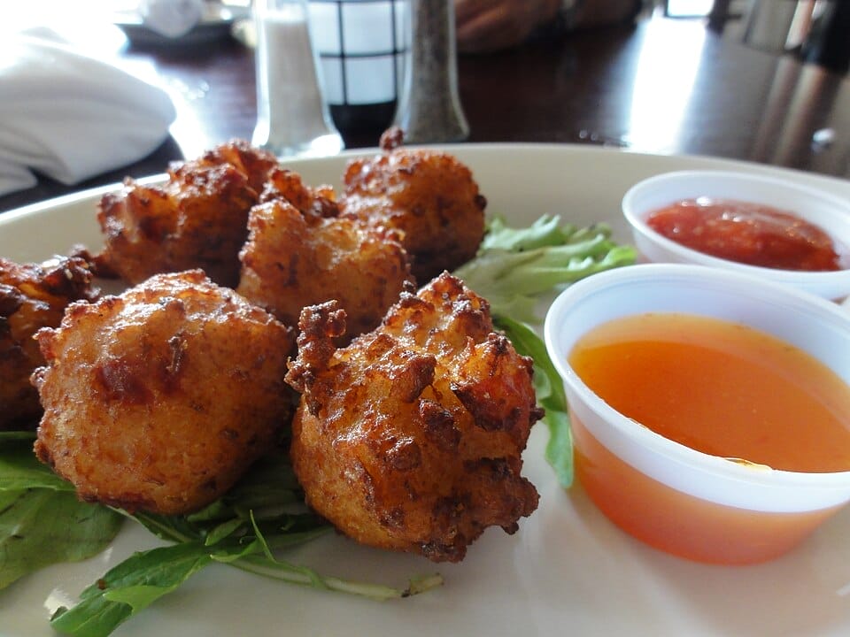 Conch fritters. Photo by Inazakira.