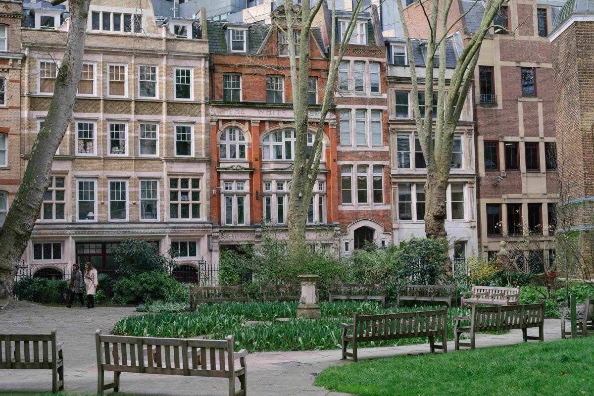 Postman's Park Square. Photo courtesy of The Now Time via Unsplash.