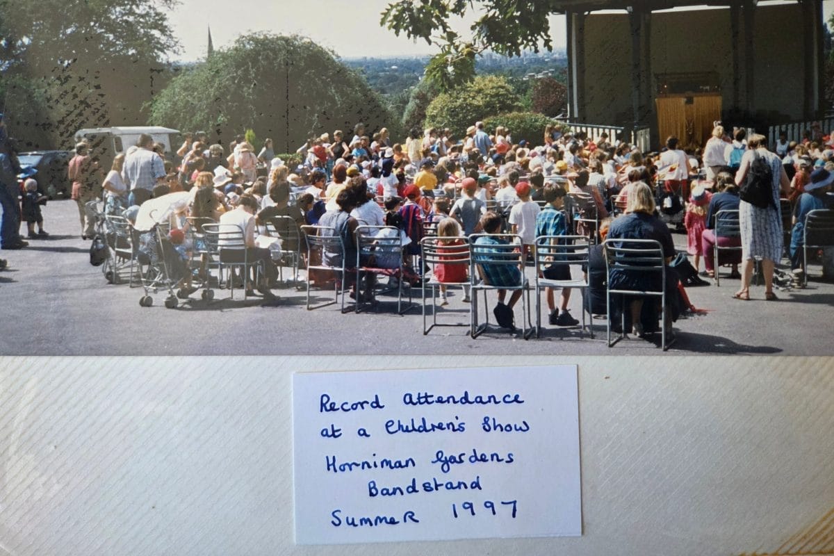 Horniman Children's show 1997, with a record attendance.